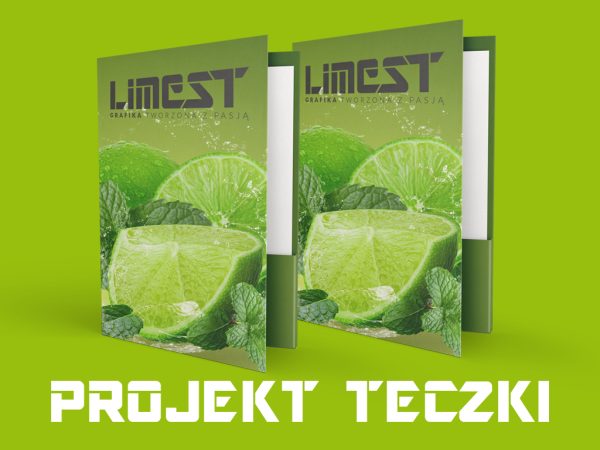 Projekt graficzny teczki firmowej