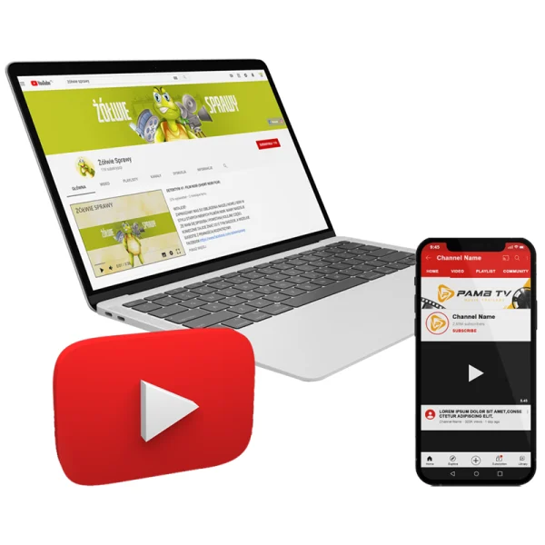 Projekt graficzny na YouTube